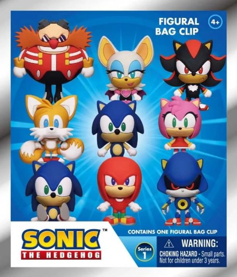 3D Foam Key Ring - Sonic
