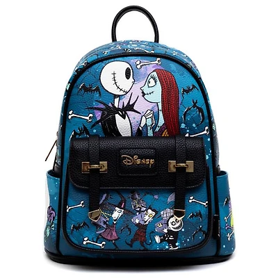 11" Mini Backpack - Jack & Sally NBC (Vegan Leather)