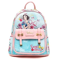 11" Mini Backpack - Snow White (Vegan Leather)