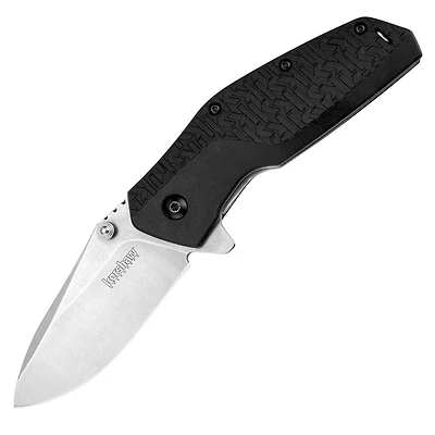 Kershaw Swerve Spring Assisted Knife Black GRN [3.00" Stonewash 8Cr13MoV] 3850