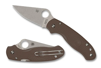 Para 3 Lightweigth Folding Knife (2.9" Stonewash CPM 15V) Spyderco [Sprint Run] C223PBN15V