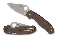 Para 3 Lightweigth Folding Knife (2.9" Stonewash CPM 15V) Spyderco [Sprint Run] C223PBN15V