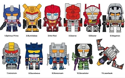 3D Foam Key Ring - Transformer 40th Anniversary