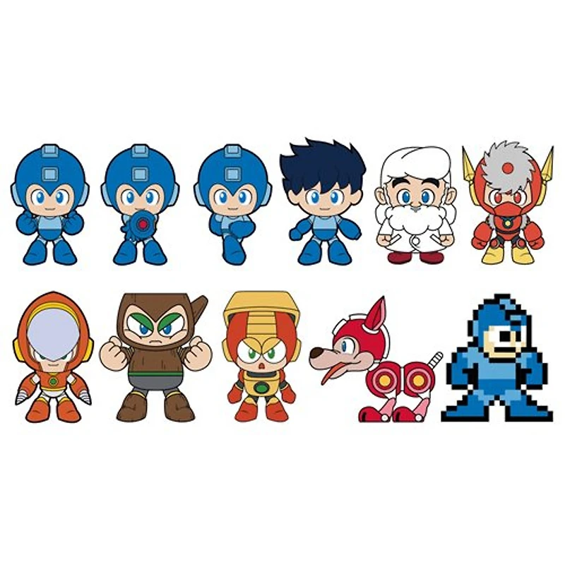 3D Foam Key Ring - Mega Man (Series 2)