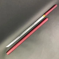 Zatoichi Style Hand Forged (Burgundy) Sword 40" [1045 Carbon Steel]