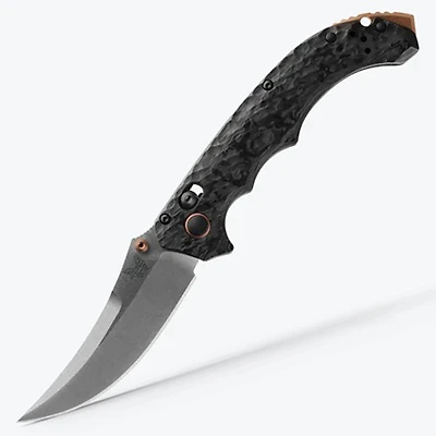 Benchmade Mini Bedlam Marbled Carbon Fiber AXIS Lock Knife [3.5" Stonewash S90V] 865-02