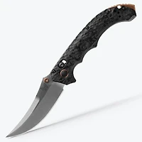 Benchmade Mini Bedlam Marbled Carbon Fiber AXIS Lock Knife [3.5" Stonewash S90V] 865-02
