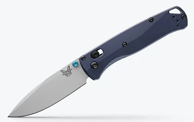 Benchmade Bugout Crater Blue Aluminum Knife [3.24" Crushed Silver Cerakote S90V] 535SL-13