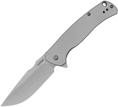 Kershaw Scour Framelock Pocket Knife [3.38" Bead Blast 8Cr13MoV]