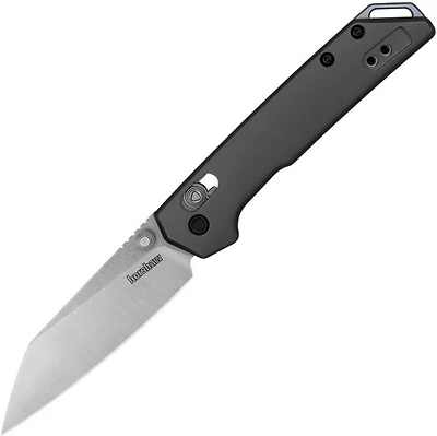 Kershaw Mini Iridium (Reverse Tanto) DuraLock Gray Aluminum Pocket Knife (3" Stonewash D2)