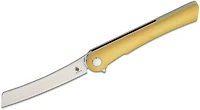 Mercury Frame Lock Flipper [Bronze Contoured Titanium] Pocket Knife (3.27" Stonewashed S35VN) Kizer Cutlery Ki3645A1