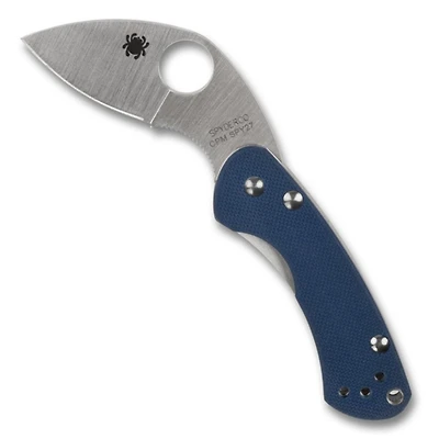 Balance Blue G-10 Knife (1.98" Satin SPY27) Spyderco [Sprint Run] C141GPCBL