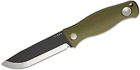 Azo Polaris [Green G10] Fixed Blade Knife [4.23" Black 1095 Carbon Steel] Kizer Cutlery 1100A2