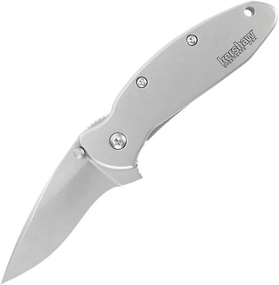 Kershaw Scallion Framelock A/O Pocket Knife (2.5" Bead Blast 420HC Stainless)