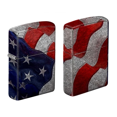 American Flag 540 Fusion Chrome Zippo