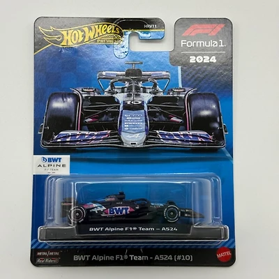 Hot Wheels Premium: Formula 1 BWT Alpine F1 Team A524 #10 (1:64 Scale) 2024