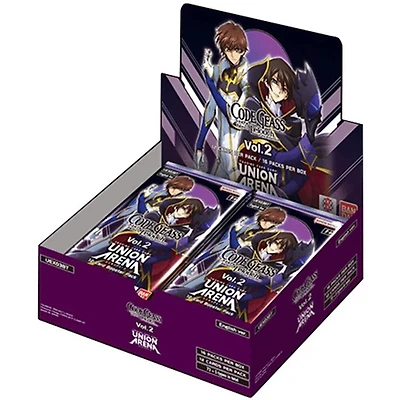 Union Arena TCG: Code Geass - Lelouch of the Rebellion (V2) UEX03BT [Sealed Booster Box] 16 Packs