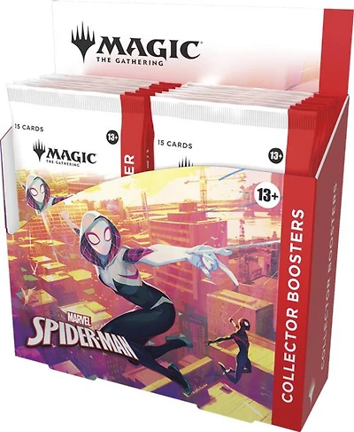 MTG: Marvel Spider-Man (Collector's) Booster (Sealed Display Box) 12 Packs "Magic The Gathering"