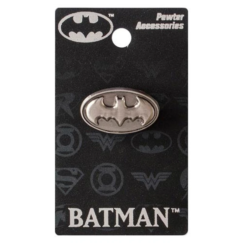 Batman Logo Pewter Lapel Pin