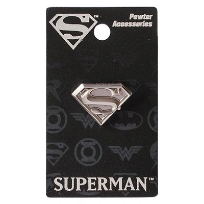 Superman's Logo Pewter Lapel Pin