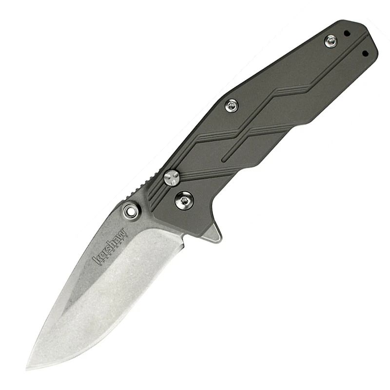 Kershaw Dimension Spring Assisted Knife Titanium [3.00" Stonewash 8Cr13MoV] 3810