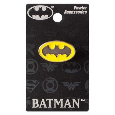 Batman Logo Pewter Color Lapel Pin