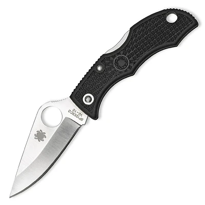 Spyderco Ladybug Folding Knife Lockback Black FRN [1.94" Satin VG-10] Clip Point LBKP3