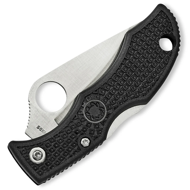 Spyderco Ladybug Folding Knife Lockback Black FRN [1.94" Satin VG-10] Clip Point LBKP3