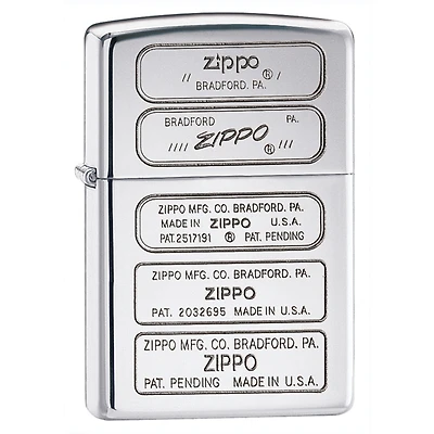 Classic Zippo Logos High Polish Zippo