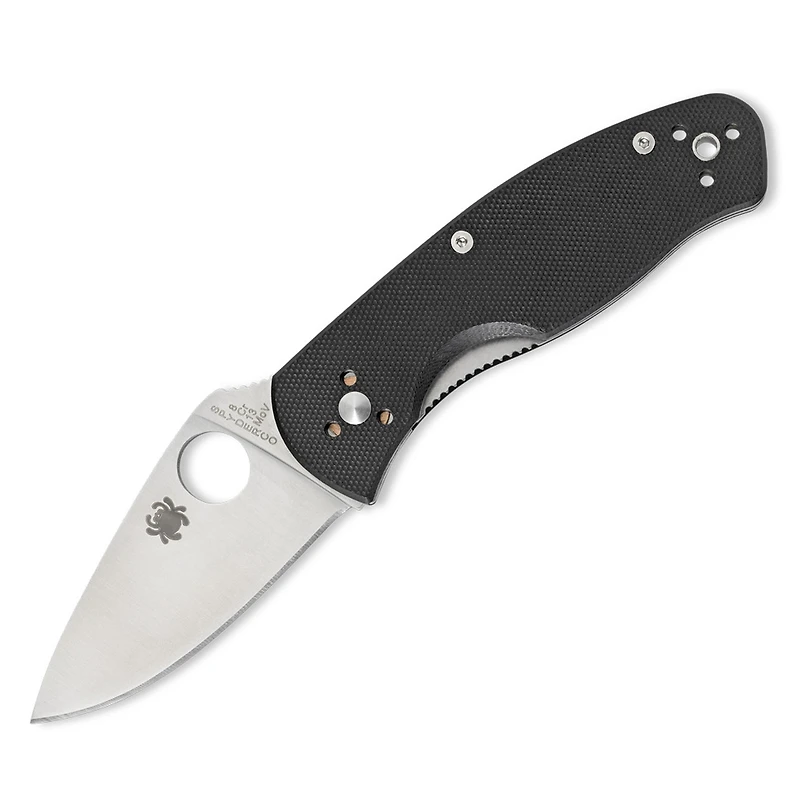 Spyderco Persistence Folding Knife Liner Lock Black G-10 [2.75" Satin 8Cr13MoV] C136GP