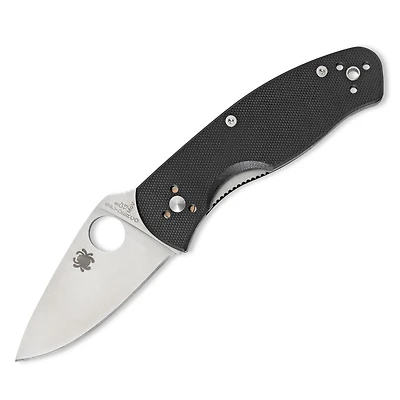Spyderco Persistence Folding Knife Liner Lock Black G-10 [2.75" Satin 8Cr13MoV] C136GP