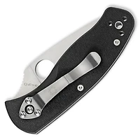 Spyderco Persistence Folding Knife Liner Lock Black G-10 [2.75" Satin 8Cr13MoV] C136GP