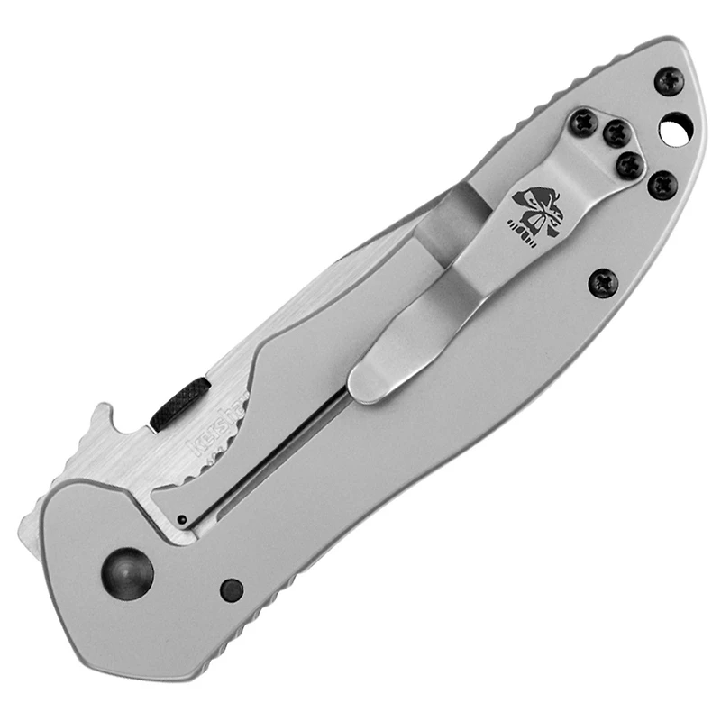 Kershaw CQC-6K Folding Knife Black G-10 [3.25" Stonewash 8Cr14MoV] Clip Point 6034