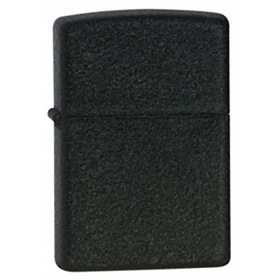 Black Crackle Zippo