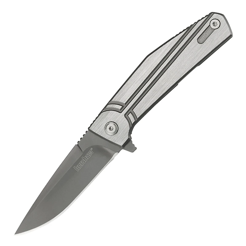 Kershaw Nura 3.0 Folding Knife Gray Stainless Steel [3.00" Gray 8Cr13MoV] 4030TIKVT