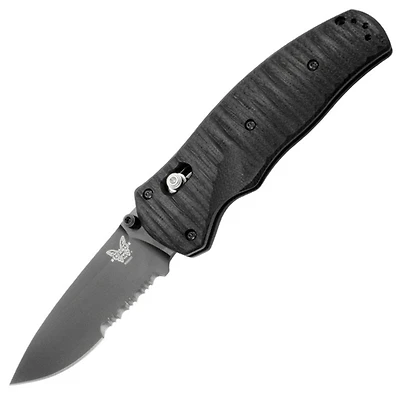 Benchmade Volli Spring Knife AXIS Lock Black G-10 [3.26" Black S30V] 1000001SBK