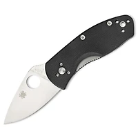 Spyderco Ambitious Folding Knife Liner Lock Black G-10 [2.25" Satin 8Cr13MoV] C148GP