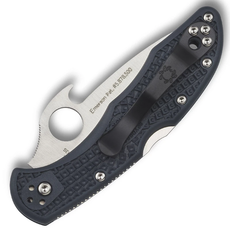 Spyderco Delica 4 Folding Knife LockBack Gray FRN [2.90" Satin VG-10] C11PGYW