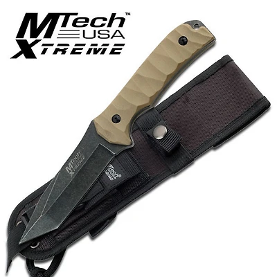 M-tech Xtreme Tanto Tan Fixed Blade