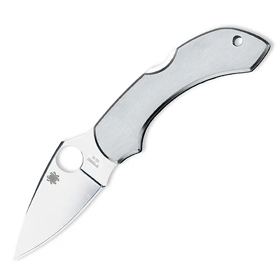 Spyderco Dragonfly Folding Knife Lockback Gray Stainless Steel [2.32" Satin VG-10] C28P