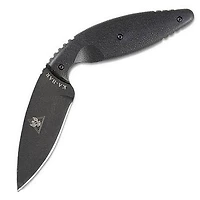 Ka-Bar TDI Fixed Blade Knife Black Zytel [3.625" Plain Black] Drop Point 1482