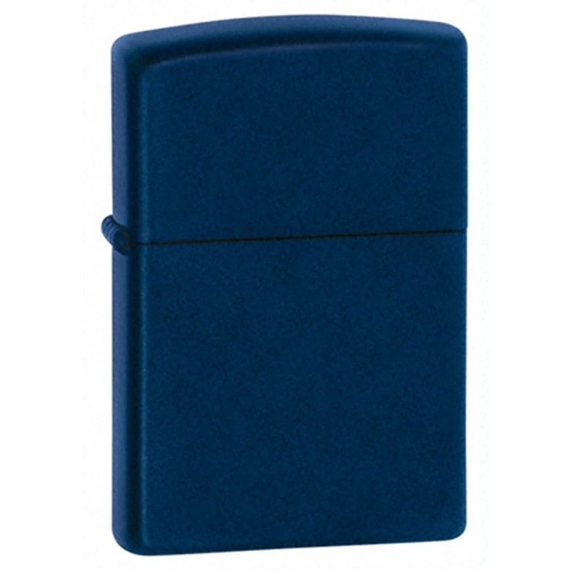 Plain, Navy Matte Zippo