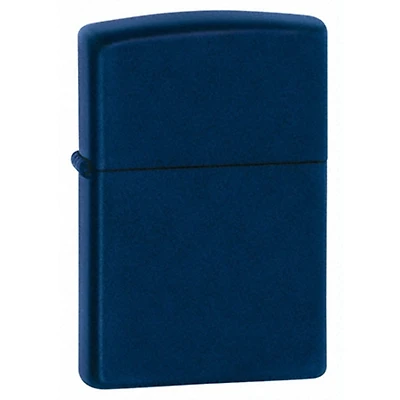 Plain, Navy Matte Zippo