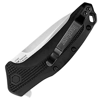 Kershaw Link Spring Assisted Knife Black GFN [3.25" Stonewash 420HC] Tanto 1776T