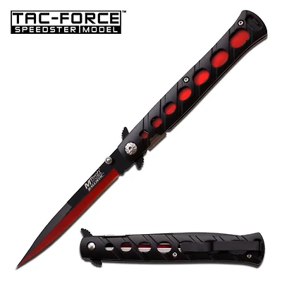 MTech Red/BK Stiletto AO Pocket Knife