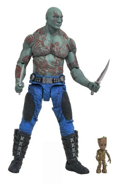 FIGURE MARVEL SELECT - GOTG 2 DRAX & BABY GROOT (AF)