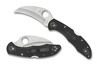 Spyderco Tasman Salt 2 Folding Knife Lockback Black FRN [2.80" Satin H1] C106PBK2