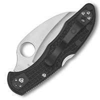 Spyderco Tasman Salt 2 Folding Knife Lockback Black FRN [2.80" Satin H1] C106PBK2