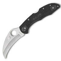 Spyderco Tasman Salt 2 Folding Knife Lockback Black FRN [2.80" Satin H1] C106PBK2