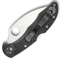 Spyderco Delica 4 Folding Knife Lockback Black FRN [2.875" Satin VG-10] Wharncliffe C11FPWCBK